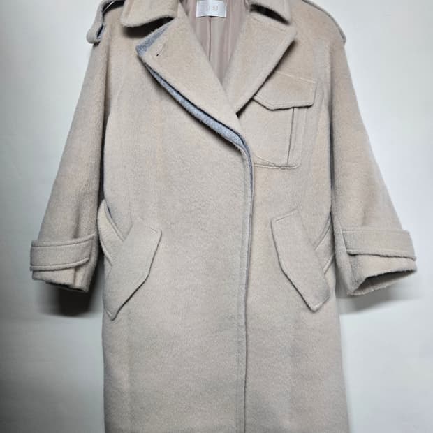 SJ SJ 앙고라 울 코트 아이보리 90