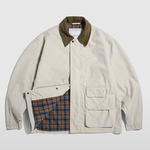 에스피오나지 Hunting Blouson Jacket Ecru, XL