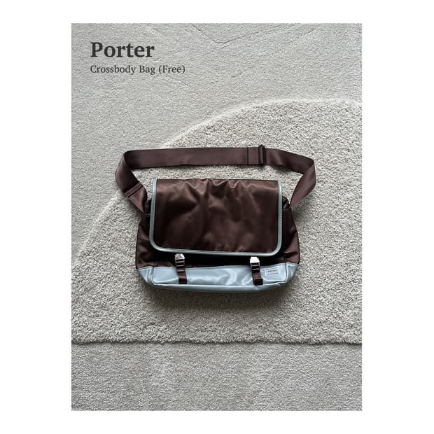 포터 PVC 크로스백
