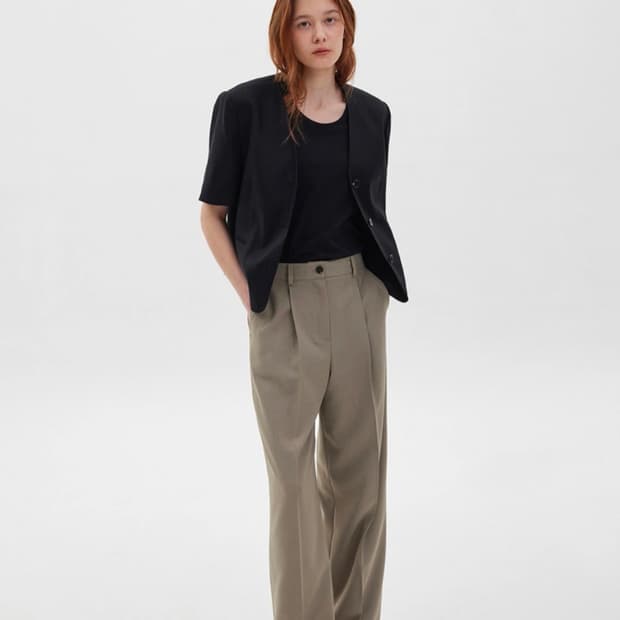 오어ORE 블랙 반팔 자켓