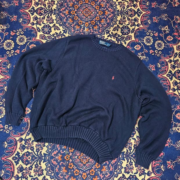폴로랄프로렌 빈티지 시그니쳐 포니 니트 스웨터 2XL