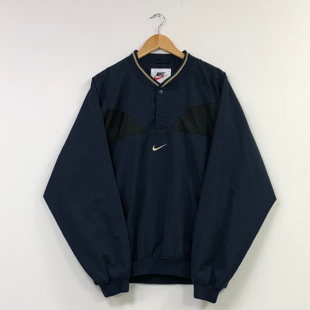 XL 나이키 네이비 스우시 웜업