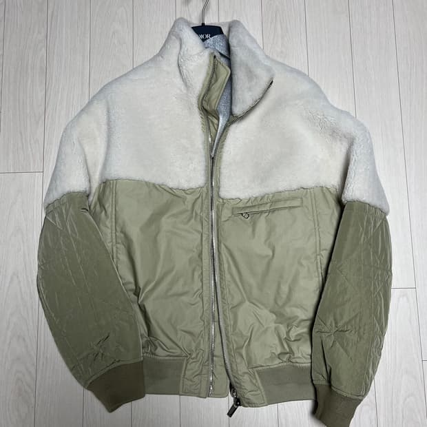 디올 투톤 봄버 자켓