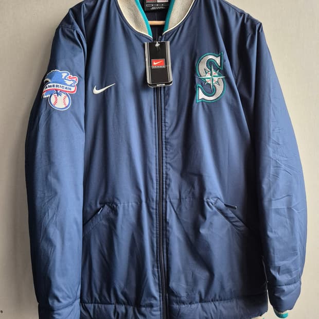 Nike 나이키 x MLB 시애틀 매리너스 덕아웃 자켓(택o)