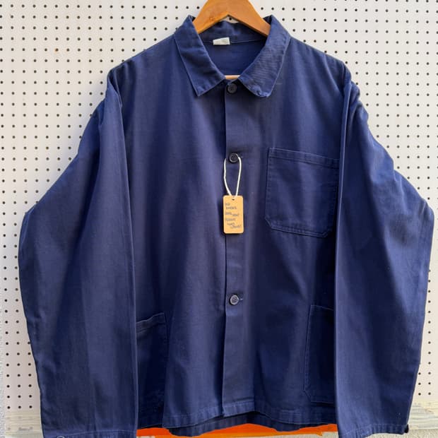 OLD EURO VINTAGE DARK NAVY WORK 프렌치워크자켓