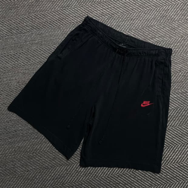 나이키 NSW 레드 자수 스웻 반바지 쇼츠y 5854