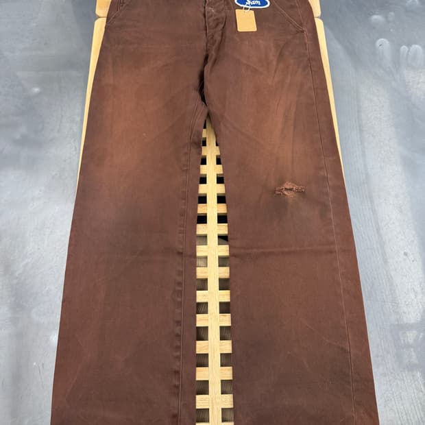 ANACHRONORM FADED BROWN 아나크로놈 페이드 워크팬츠