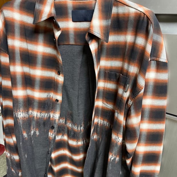 준지 체크 셔츠 48