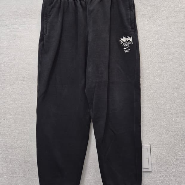나이키 x 스투시 NRG ZR 플리스 팬츠 블랙 /XL(정품)