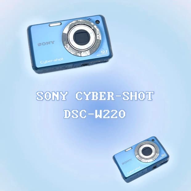 초희귀/작례🫧𖠳ᐝ 소니 SONY CYBER-SHOT DSC-W220
