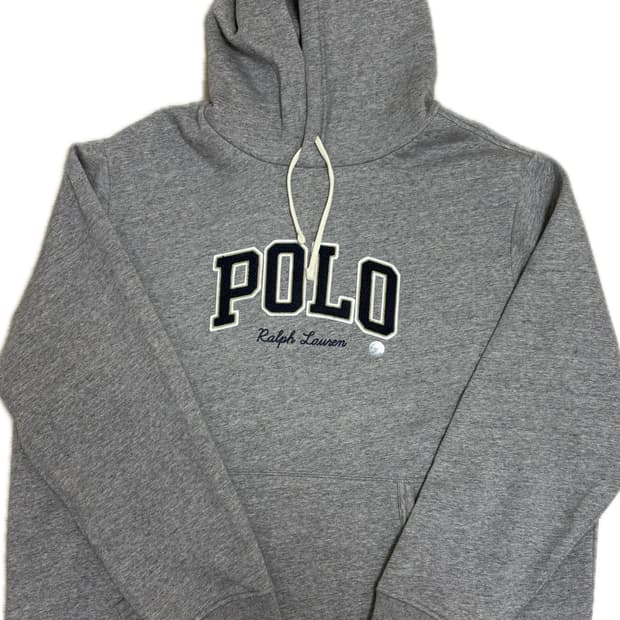 폴로 랄프로렌 로고 플리스 후디 XXL