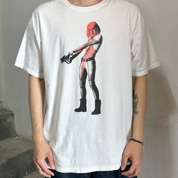 90's 빈티지 제5원소 티셔츠 무비티
