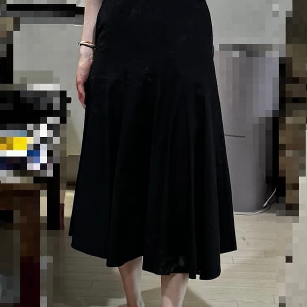 마른55 55 텍ㅇ 새상품 한섬 톰그레이하운드 디올맛 롱스커트 치마 마쥬