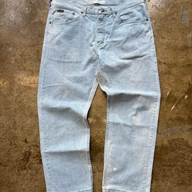 00s 리 연청 파우더 워싱 데님