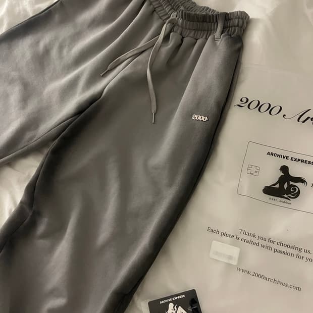 *무료배송/2000아카이브스 MOSS WASHED SWEATPANTS