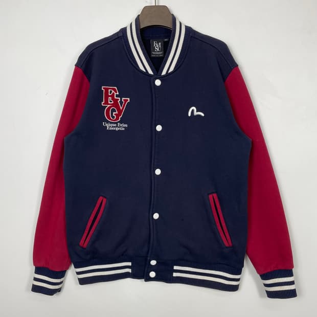 EVISU 에비수 바시티 자켓