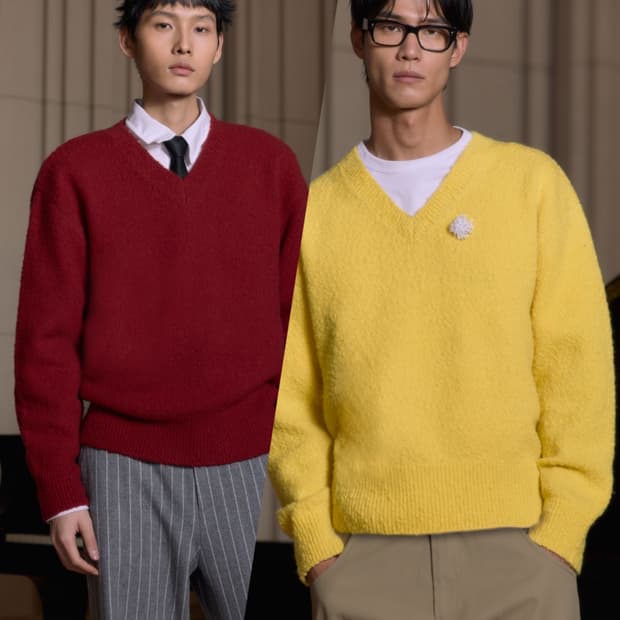 [M] [구매중] STU 카센티노 브이넥 니트 레드, 옐로우
