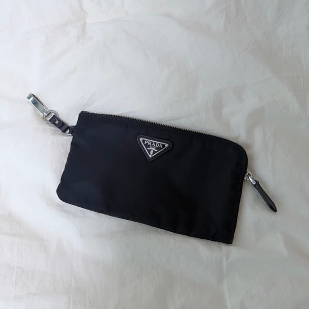 프라다 리나일론 백팩 파우치만