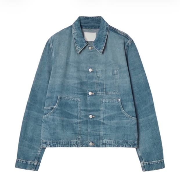 코스 박시 데님 자켓