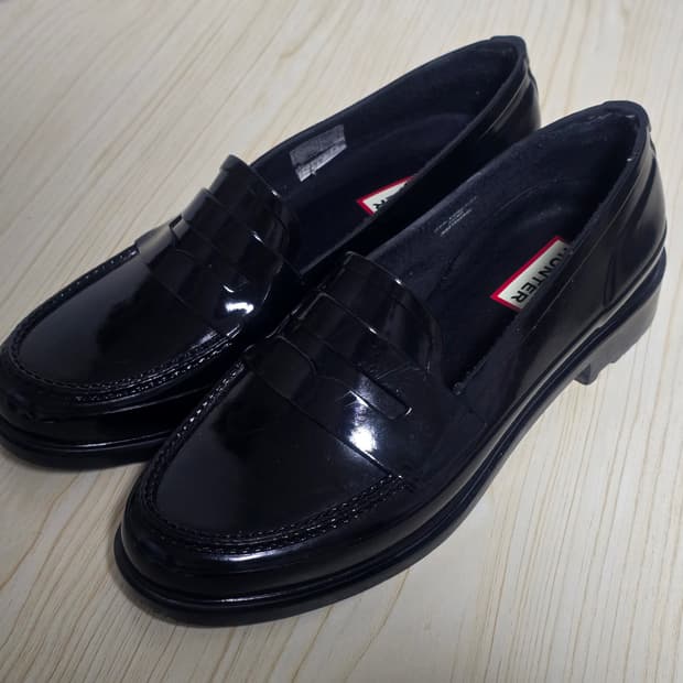 Hunter 헌터 페니 로퍼 블랙  240