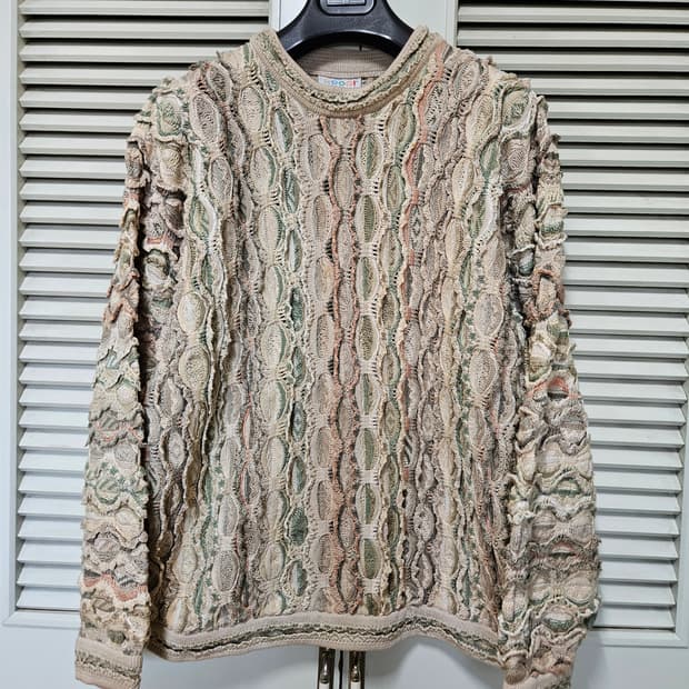 쿠지 케이블 니트 100 105