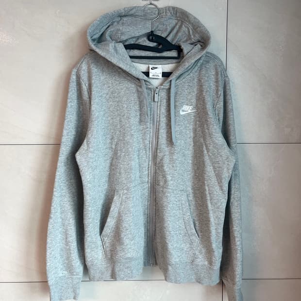 나이키 후드집업 그레이 (XL)