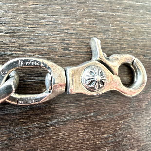 [레어]크롬하츠 월렛체인 클래식 쇼트/싱글클립