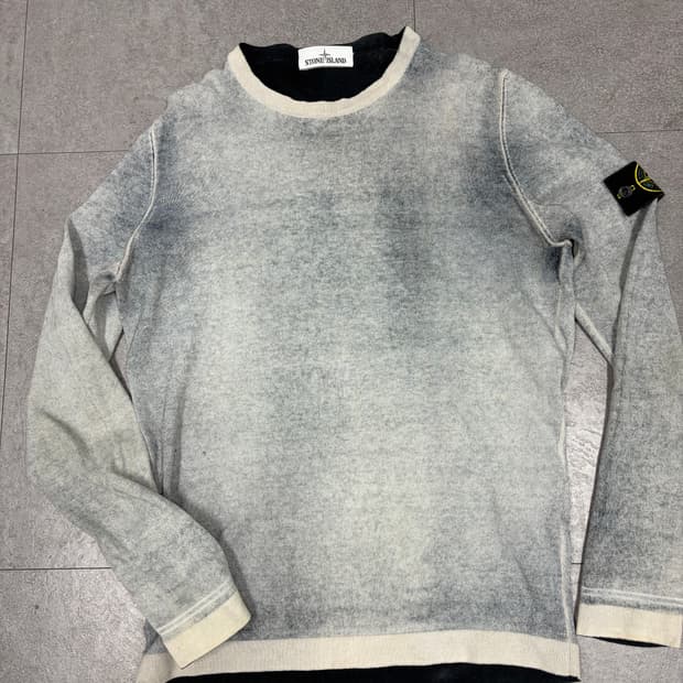 스톤아일랜드 투톤 니트 L