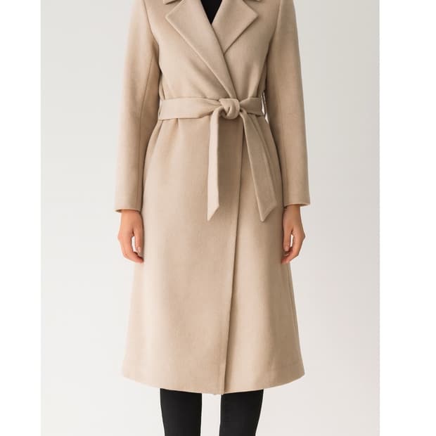 새상품) VERA WANG 앙고라 울 (100%) 롱코트