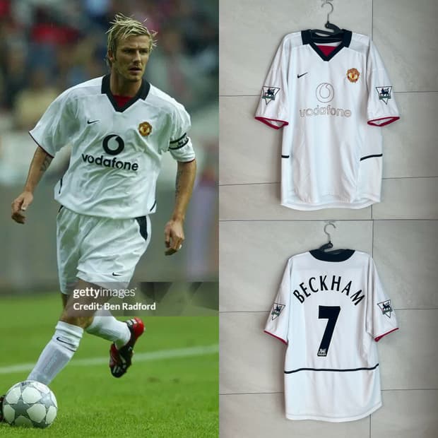나이키 02-03 맨체스터유나이티드 유니폼 져지 원정 데이비드 베컴 7