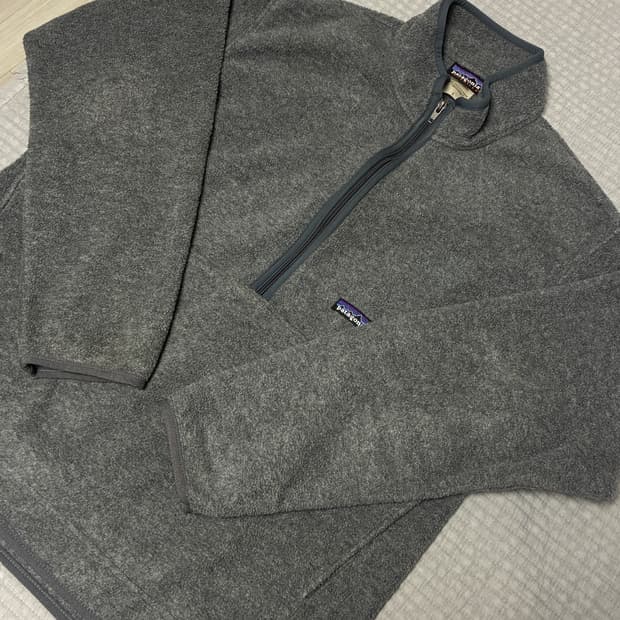 [L] 빈티지 파타고니아 신칠라 하프집업 그레이