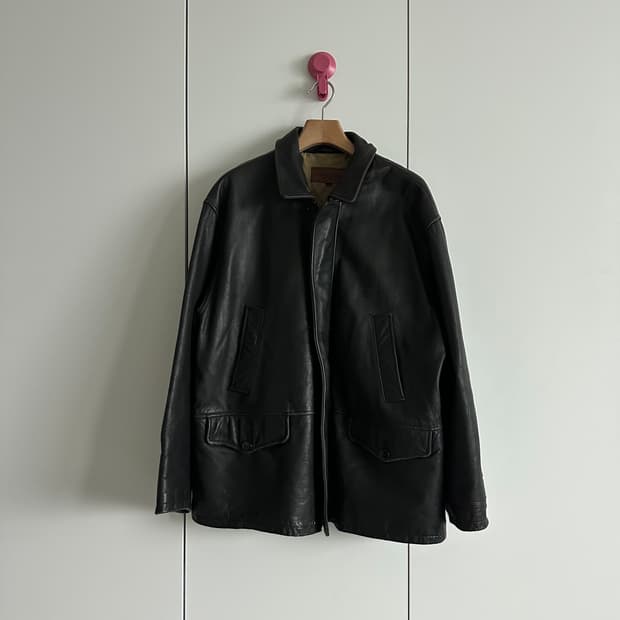 브룩스브라더스 Barn 레더 카코트