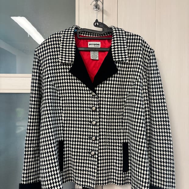 (드라이완료)하운드투스 체크자켓_미국빈티지