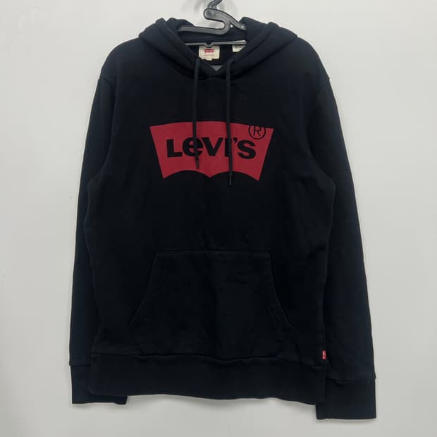 리바이스 블랙 후드티  