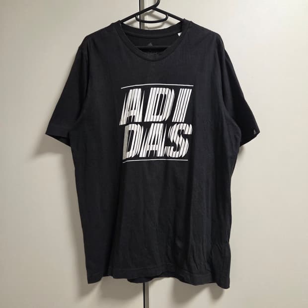 Adidas 아디다스 빈티지 그래픽 반팔 티셔츠 L(100)