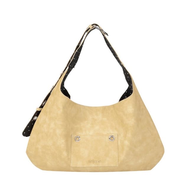 레터리 버클 리버시블 숄더백