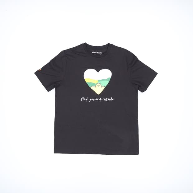 L 에디바우어 프린팅 반팔티 0408H1