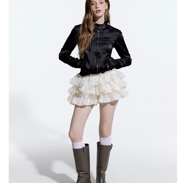 프릴 팬츠스커트