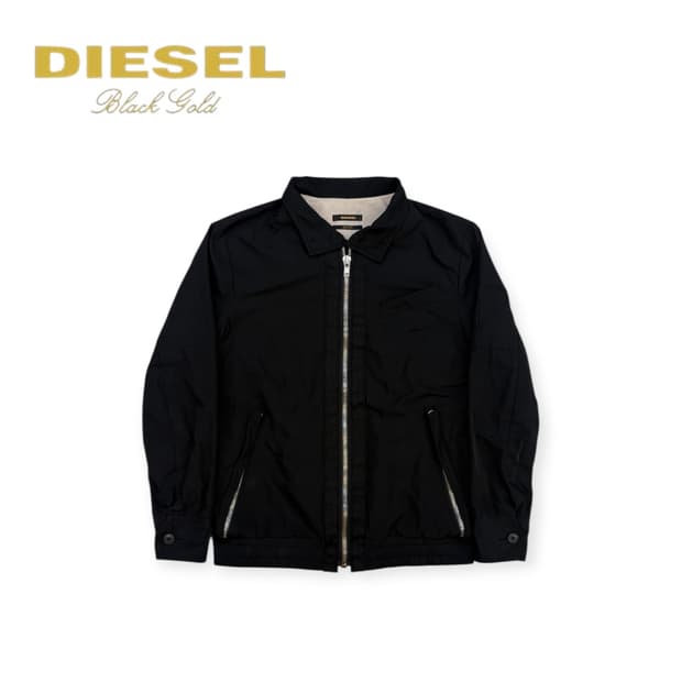 디젤 골드 블루종 자켓