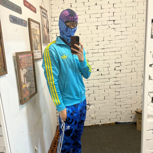 아디다스 파이어버드 져지 트랙탑 스카이블루