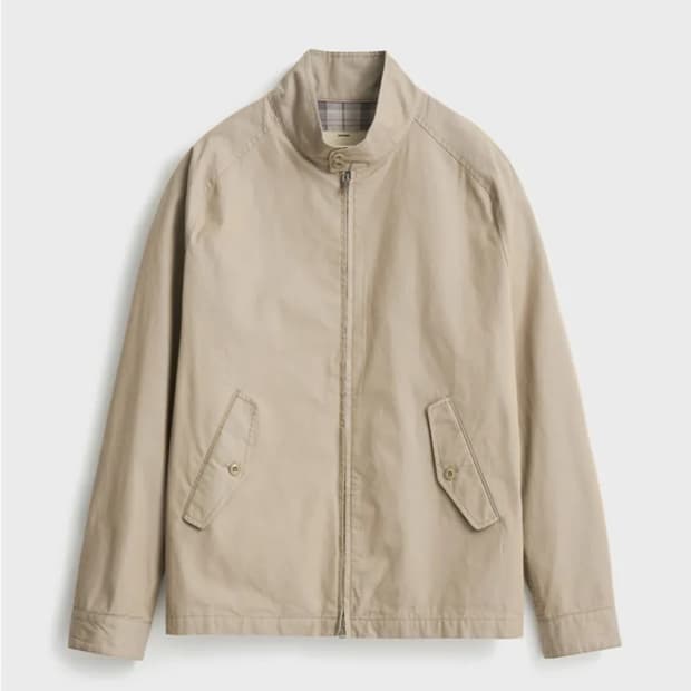 포터리 헤링턴자켓 베이지삭스 2사이즈