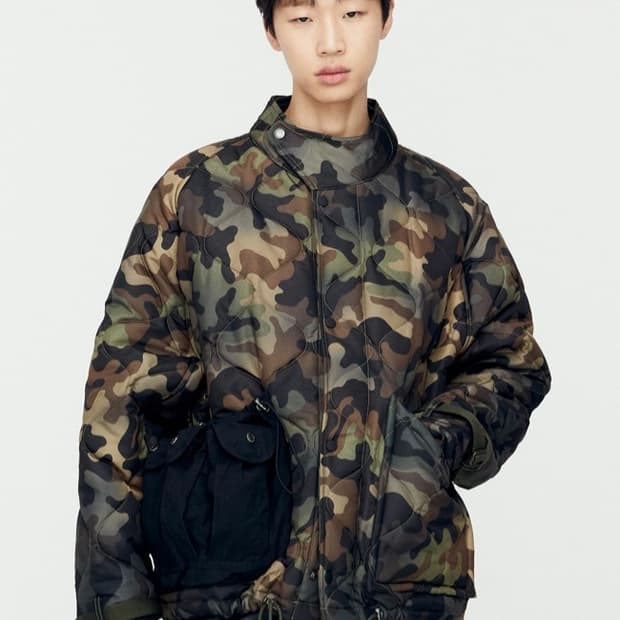 앤더스벨 카모 아우터