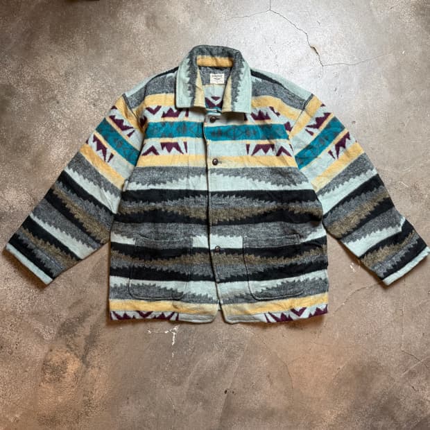 빈티지 나바호 패턴 자켓