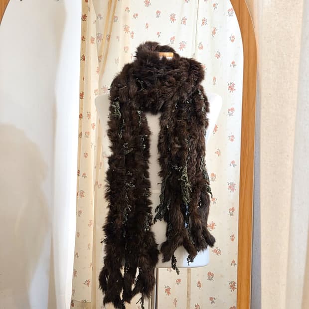 초코 래빗퍼 머플러