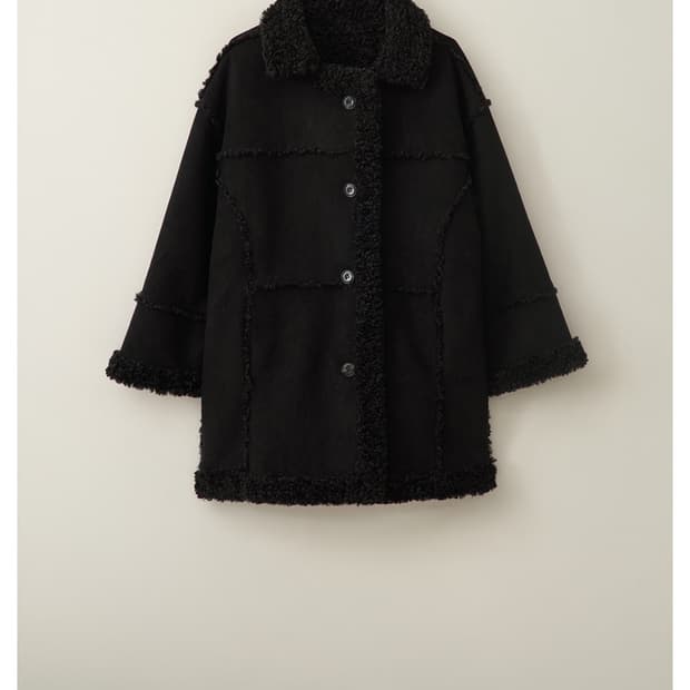 [oder]오디에르 리버시블 퍼자켓 블랙