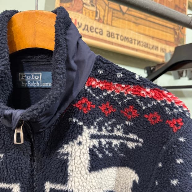 폴로 랄프로렌 노르딕 플리스 자켓