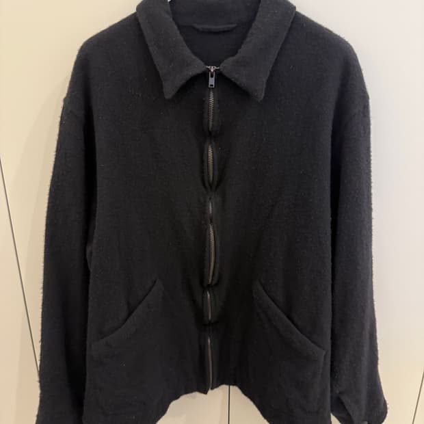 비이커 FW24 코모리 축융울 집업 숏자켓 2