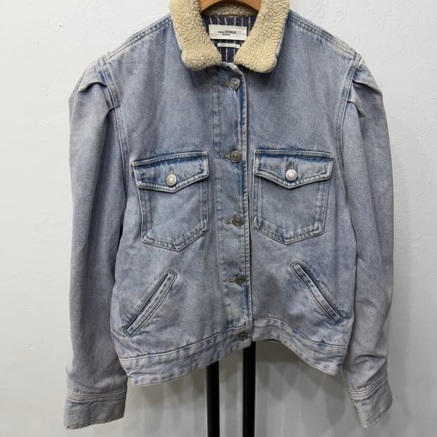 매장판정품) 이자벨마랑 데님 쉐르파 자켓 36(66)