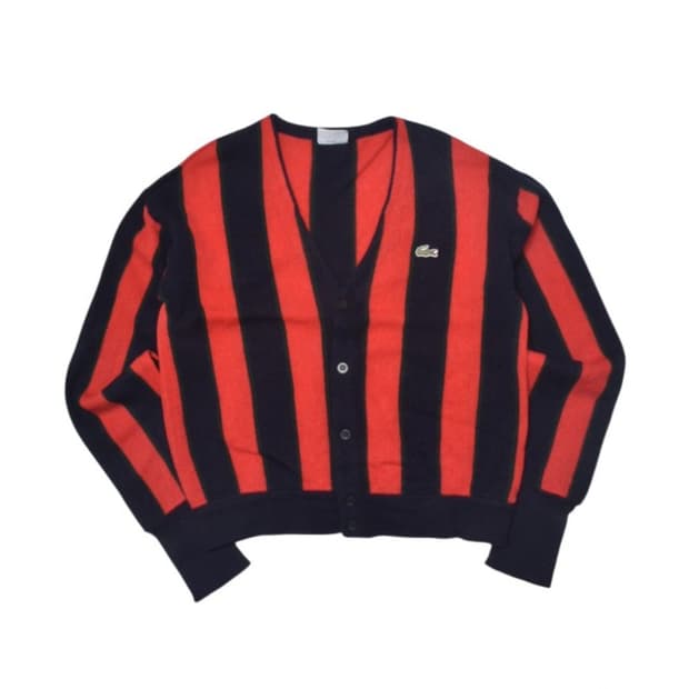 90S 라코스테 니트 울 가디건 100 M0027