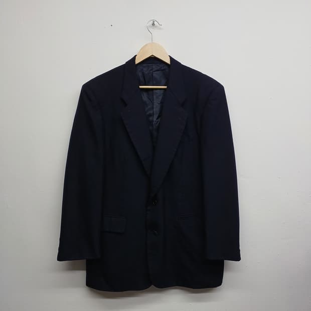 MACKENZIE 일본 빈티지 투버튼 클래식 울 자켓 100